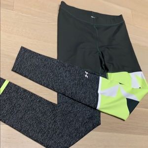 Under Armour neon design leggings